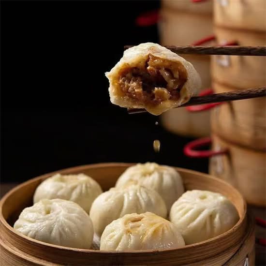House Special Pork Bun 4pcs 招牌酱肉小笼包 4pcs